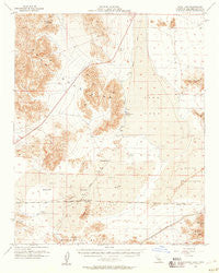 Soda Lake California Historical topographic map, 1:62500 scale, 15 X 15 Minute, Year 1956
