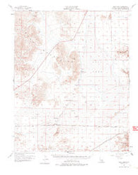 Soda Lake California Historical topographic map, 1:62500 scale, 15 X 15 Minute, Year 1956