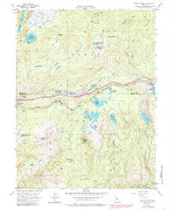 Soda Springs California Historical topographic map, 1:24000 scale, 7.5 X 7.5 Minute, Year 1955