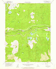 Soda Springs California Historical topographic map, 1:24000 scale, 7.5 X 7.5 Minute, Year 1955