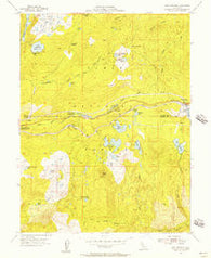 Soda Springs California Historical topographic map, 1:24000 scale, 7.5 X 7.5 Minute, Year 1955