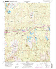 Soda Springs California Historical topographic map, 1:24000 scale, 7.5 X 7.5 Minute, Year 1955