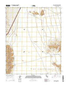 Soda Lake North California Current topographic map, 1:24000 scale, 7.5 X 7.5 Minute, Year 2015