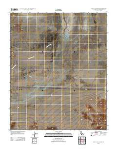 Soda Lake South California Historical topographic map, 1:24000 scale, 7.5 X 7.5 Minute, Year 2012