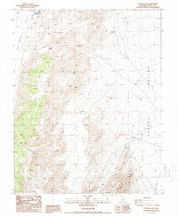 Soldier Pass California Historical topographic map, 1:24000 scale, 7.5 X 7.5 Minute, Year 1987