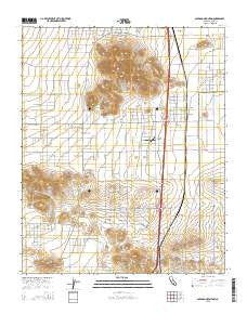 Soledad Mountain California Current topographic map, 1:24000 scale, 7.5 X 7.5 Minute, Year 2015