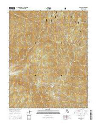 Solo Peak California Current topographic map, 1:24000 scale, 7.5 X 7.5 Minute, Year 2015
