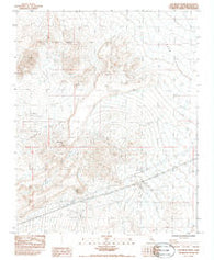 Solomons Knob California Historical topographic map, 1:24000 scale, 7.5 X 7.5 Minute, Year 1983