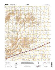 Solomons Knob California Current topographic map, 1:24000 scale, 7.5 X 7.5 Minute, Year 2015