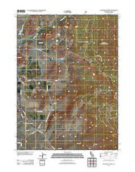 Solomons Temple California Historical topographic map, 1:24000 scale, 7.5 X 7.5 Minute, Year 2012