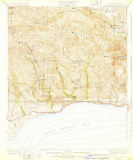 Solstice Canyon California Historical topographic map, 1:24000 scale, 7.5 X 7.5 Minute, Year 1932