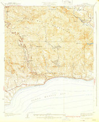 Solstice Canyon California Historical topographic map, 1:24000 scale, 7.5 X 7.5 Minute, Year 1932