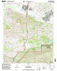 Solvang California Historical topographic map, 1:24000 scale, 7.5 X 7.5 Minute, Year 1995
