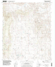 Sombrero Peak California Historical topographic map, 1:24000 scale, 7.5 X 7.5 Minute, Year 1997