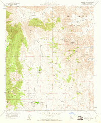 Sombrero Peak California Historical topographic map, 1:24000 scale, 7.5 X 7.5 Minute, Year 1959