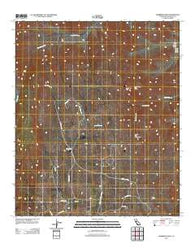Sombrero Peak California Historical topographic map, 1:24000 scale, 7.5 X 7.5 Minute, Year 2012