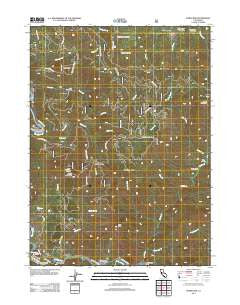 Somes Bar California Historical topographic map, 1:24000 scale, 7.5 X 7.5 Minute, Year 2012