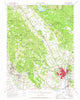 Sonoma California Historical topographic map, 1:62500 scale, 15 X 15 Minute, Year 1951