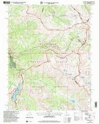 Sonora Pass California Historical topographic map, 1:24000 scale, 7.5 X 7.5 Minute, Year 2001