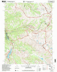 Sonora Pass California Historical topographic map, 1:24000 scale, 7.5 X 7.5 Minute, Year 2001
