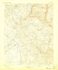 Sonora California Historical topographic map, 1:125000 scale, 30 X 30 Minute, Year 1896
