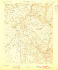 Sonora California Historical topographic map, 1:125000 scale, 30 X 30 Minute, Year 1897