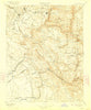 Sonora California Historical topographic map, 1:125000 scale, 30 X 30 Minute, Year 1897