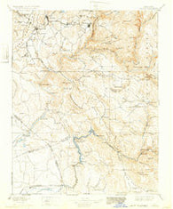 Sonora California Historical topographic map, 1:125000 scale, 30 X 30 Minute, Year 1898