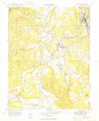 Sonora California Historical topographic map, 1:24000 scale, 7.5 X 7.5 Minute, Year 1949
