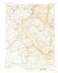 Sonora California Historical topographic map, 1:125000 scale, 30 X 30 Minute, Year 1897