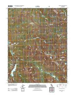 Sonora Pass California Historical topographic map, 1:24000 scale, 7.5 X 7.5 Minute, Year 2012