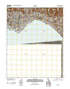 Soquel California Historical topographic map, 1:24000 scale, 7.5 X 7.5 Minute, Year 2012