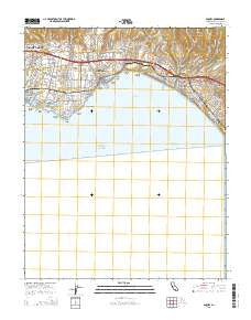 Soquel California Current topographic map, 1:24000 scale, 7.5 X 7.5 Minute, Year 2015