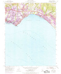 Soquel California Historical topographic map, 1:24000 scale, 7.5 X 7.5 Minute, Year 1954