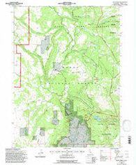 Soup Creek California Historical topographic map, 1:24000 scale, 7.5 X 7.5 Minute, Year 1993