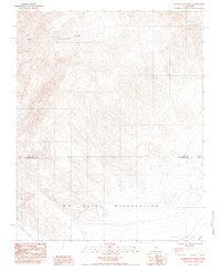 Sourdough Spring California Historical topographic map, 1:24000 scale, 7.5 X 7.5 Minute, Year 1984