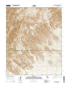 Sourdough Spring California Current topographic map, 1:24000 scale, 7.5 X 7.5 Minute, Year 2015