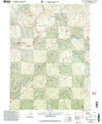 South China Mountain California Historical topographic map, 1:24000 scale, 7.5 X 7.5 Minute, Year 1998