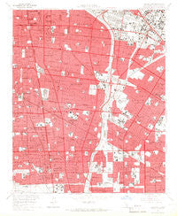 South Gate California Historical topographic map, 1:24000 scale, 7.5 X 7.5 Minute, Year 1964