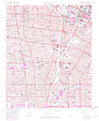 South Gate California Historical topographic map, 1:24000 scale, 7.5 X 7.5 Minute, Year 1964