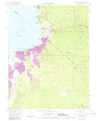 South Lake Tahoe California Historical topographic map, 1:24000 scale, 7.5 X 7.5 Minute, Year 1955