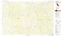 South Yolla Bolly California Historical topographic map, 1:25000 scale, 7.5 X 15 Minute, Year 1981