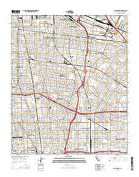 South Gate California Current topographic map, 1:24000 scale, 7.5 X 7.5 Minute, Year 2015