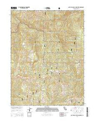 South Yolla Bolly Mountains California Current topographic map, 1:24000 scale, 7.5 X 7.5 Minute, Year 2015