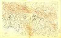 Southern California Sheet No. 1 California Historical topographic map, 1:250000 scale, 1 X 2 Degree, Year 1901