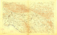 Southern California Sheet No. 1 California Historical topographic map, 1:250000 scale, 1 X 2 Degree, Year 1901