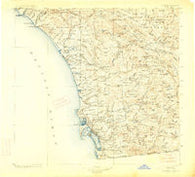 Southern California Sheet No. 2 California Historical topographic map, 1:250000 scale, 1 X 1 Degree, Year 1904