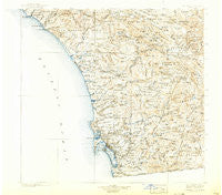 Southern California Sheet No. 2 California Historical topographic map, 1:250000 scale, 1 X 1 Degree, Year 1904