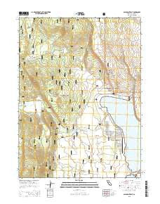 Spalding Tract California Current topographic map, 1:24000 scale, 7.5 X 7.5 Minute, Year 2015