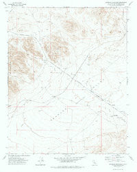 Spangler Hills East California Historical topographic map, 1:24000 scale, 7.5 X 7.5 Minute, Year 1973